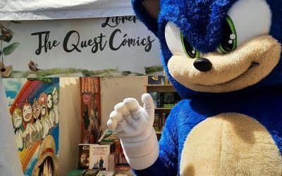 Nuestros Personajes Deluxe visitan a la Librería The Quest Cómics el Día del Libro en Telde.