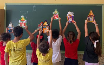 Manualidades para niños de Halloween en el CEIP Las Dunas