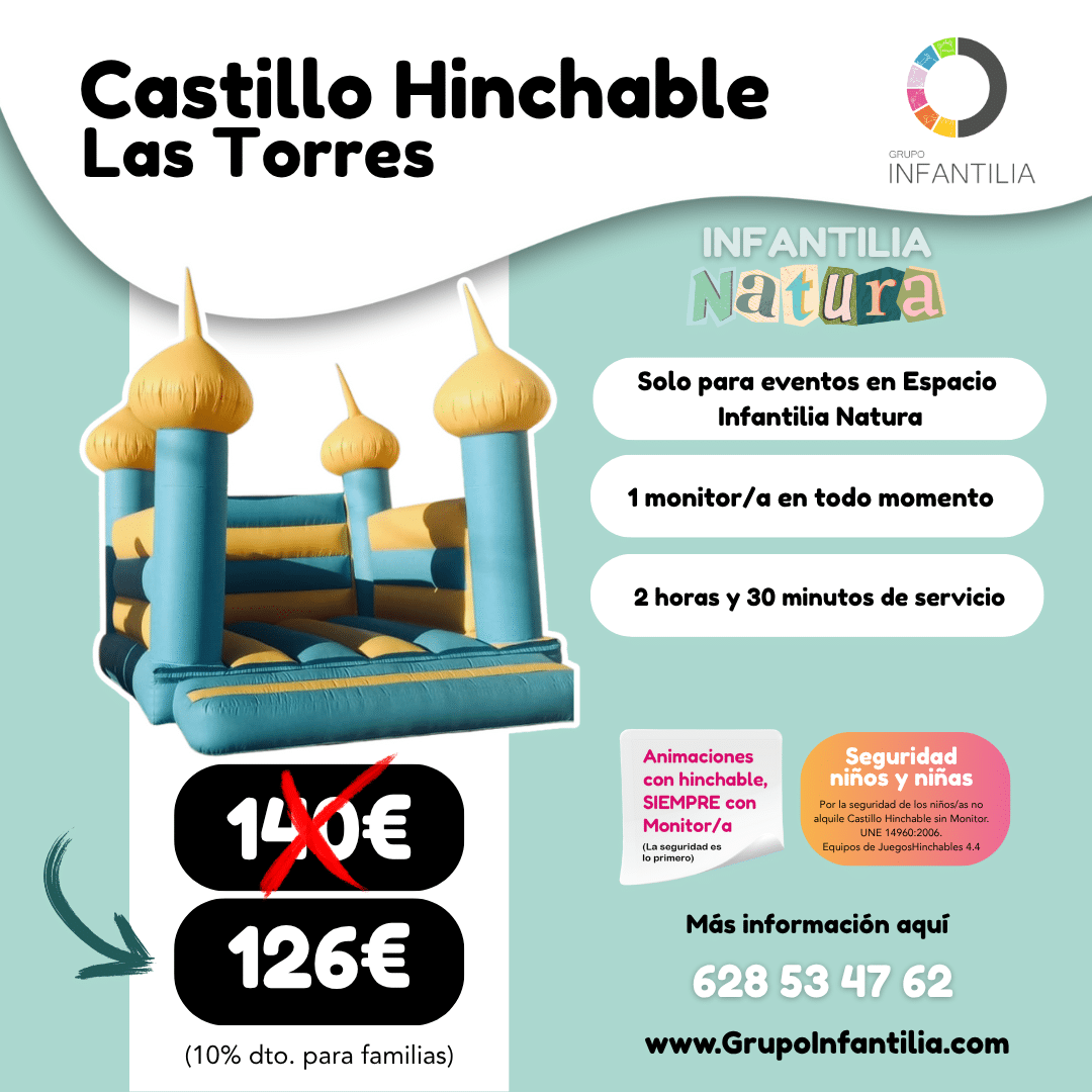 Alquilar castillos hinchables en un espacio al aire libre