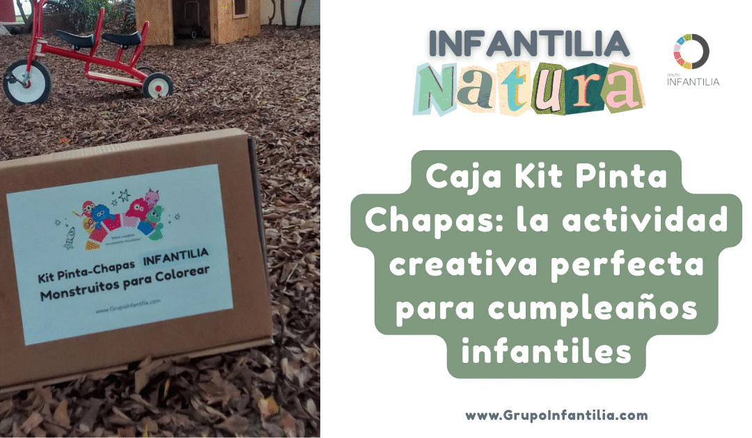 Caja Kit Pinta Chapas con los Monstruitos de Infantilia: la actividad creativa ideal para celebraciones