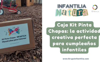 Caja Kit Pinta Chapas con los Monstruitos de Infantilia: la actividad creativa ideal para celebraciones